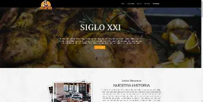 Siglo XXI Restaurant Landing