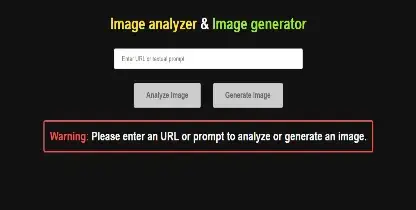(AI) Image Analyzer & Image Generator